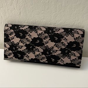 *NWT* Forever 21 Black Lace Clutch Bag